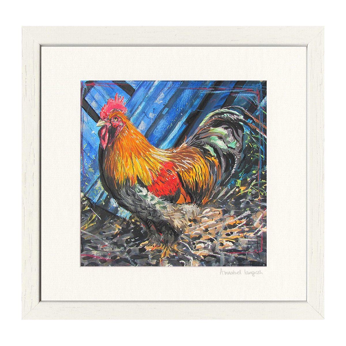 Annabel Langrish Rooster | Framed Art Print