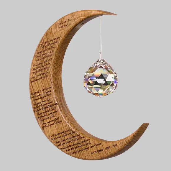 Artwood Designs Wooden Suncatcher | The Lake Isle of Innisfree | Large