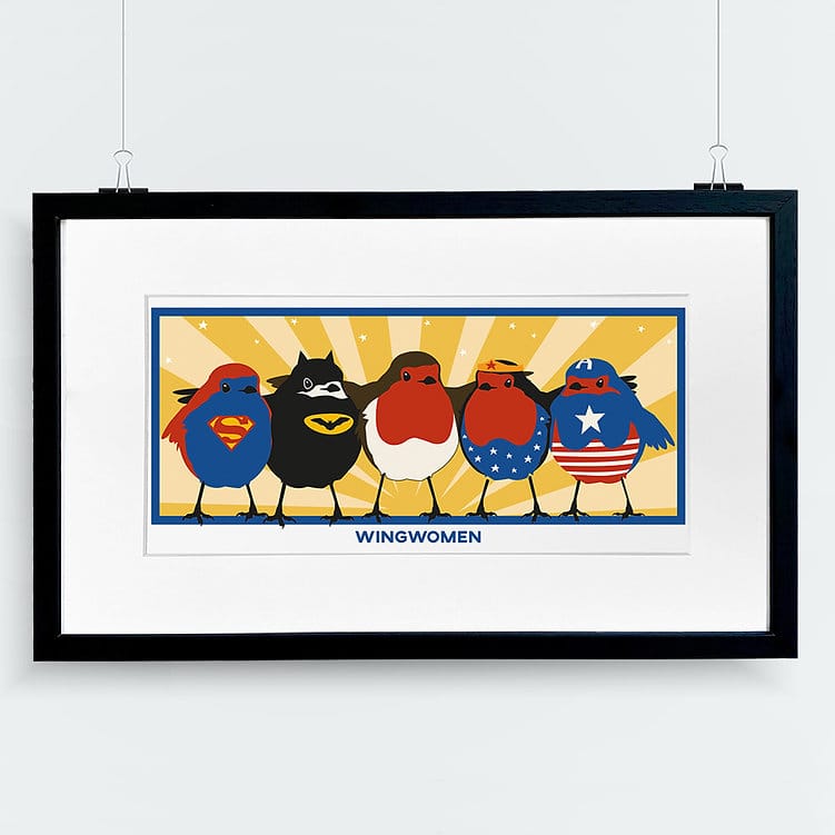 Bex Shelford Wingwomen | Framed Print