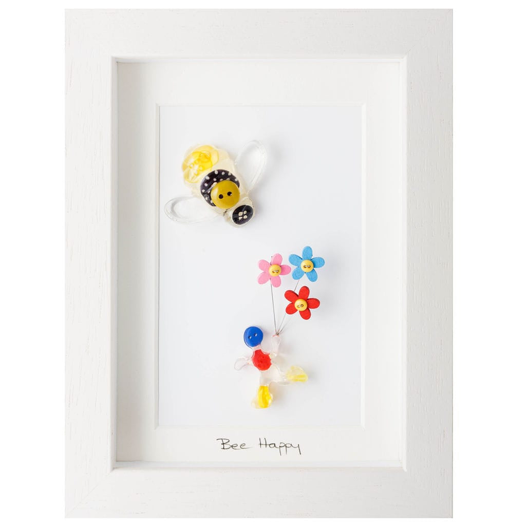 Button Studio Bee Happy | Framed Gift