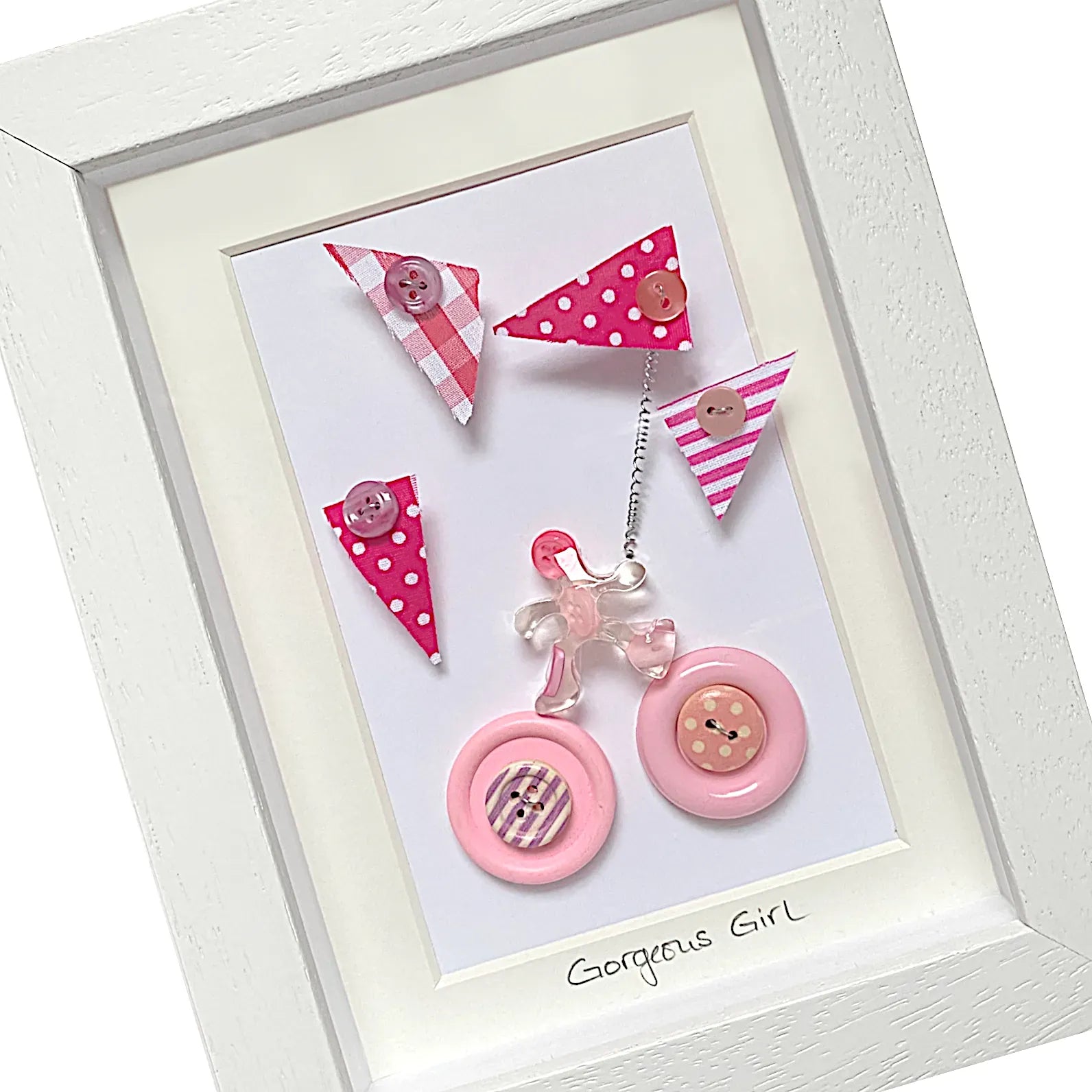 Button Studio Gorgeous Girl | Framed Gift