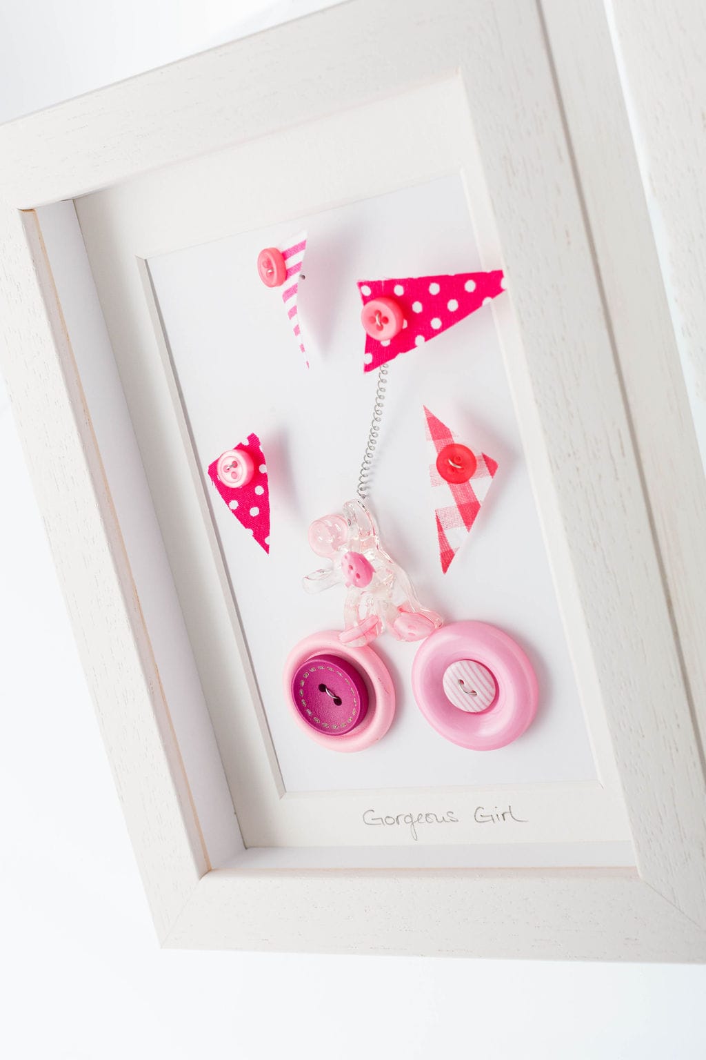 Button Studio Gorgeous Girl | Framed Gift