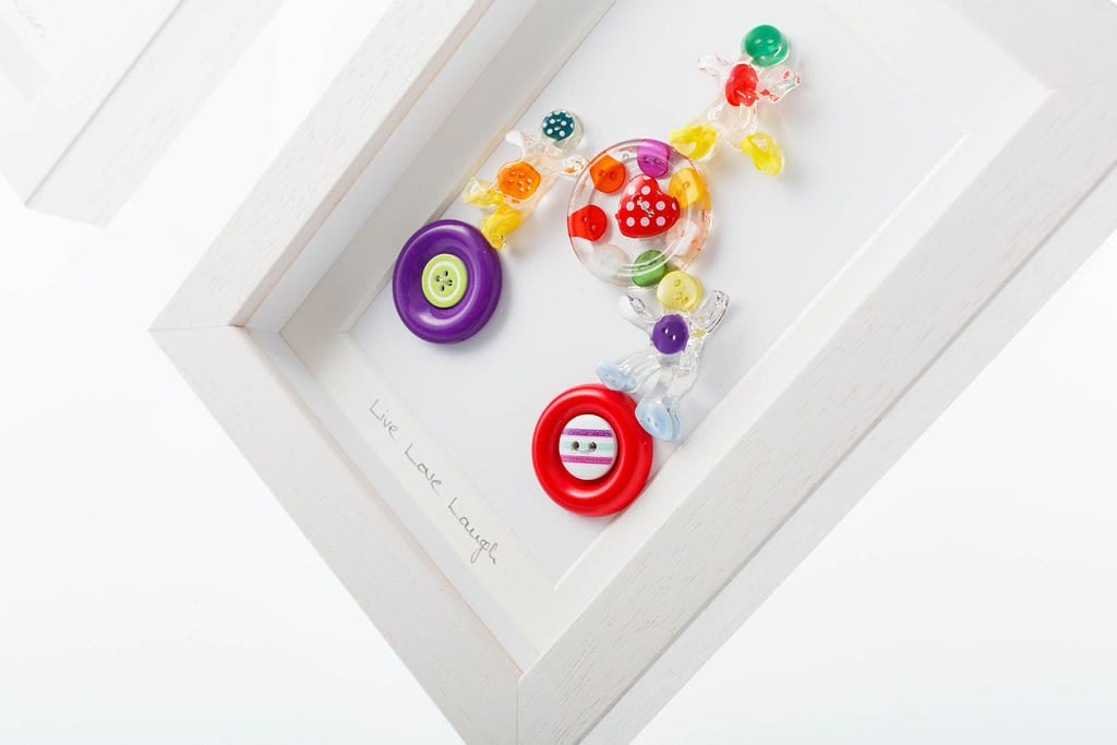 Button Studio Live Love And Laugh | Framed Gift