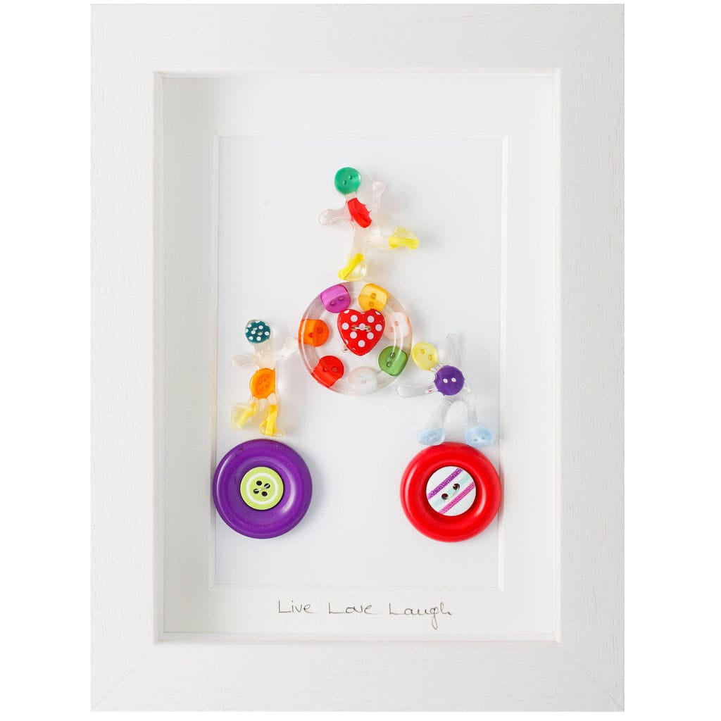 Button Studio Live Love And Laugh | Framed Gift