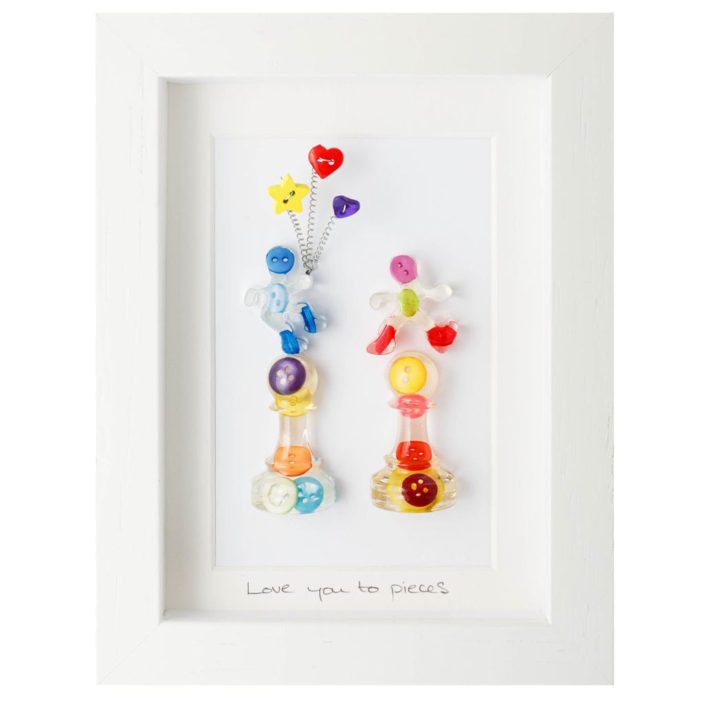 Button Studio Love you to pieces | Framed Gift