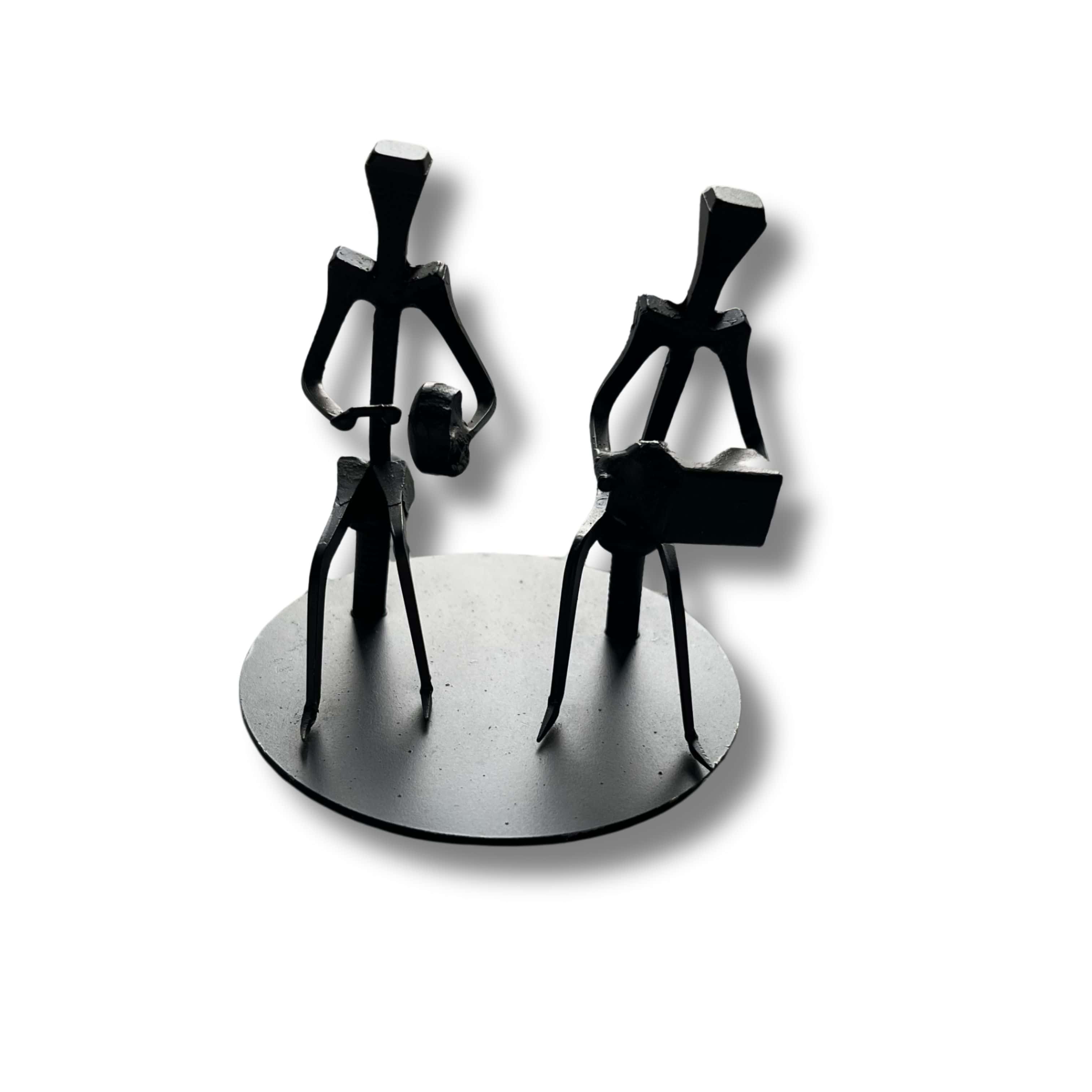 Carna NailCraft Duo of Musicians | Nail Sculptures