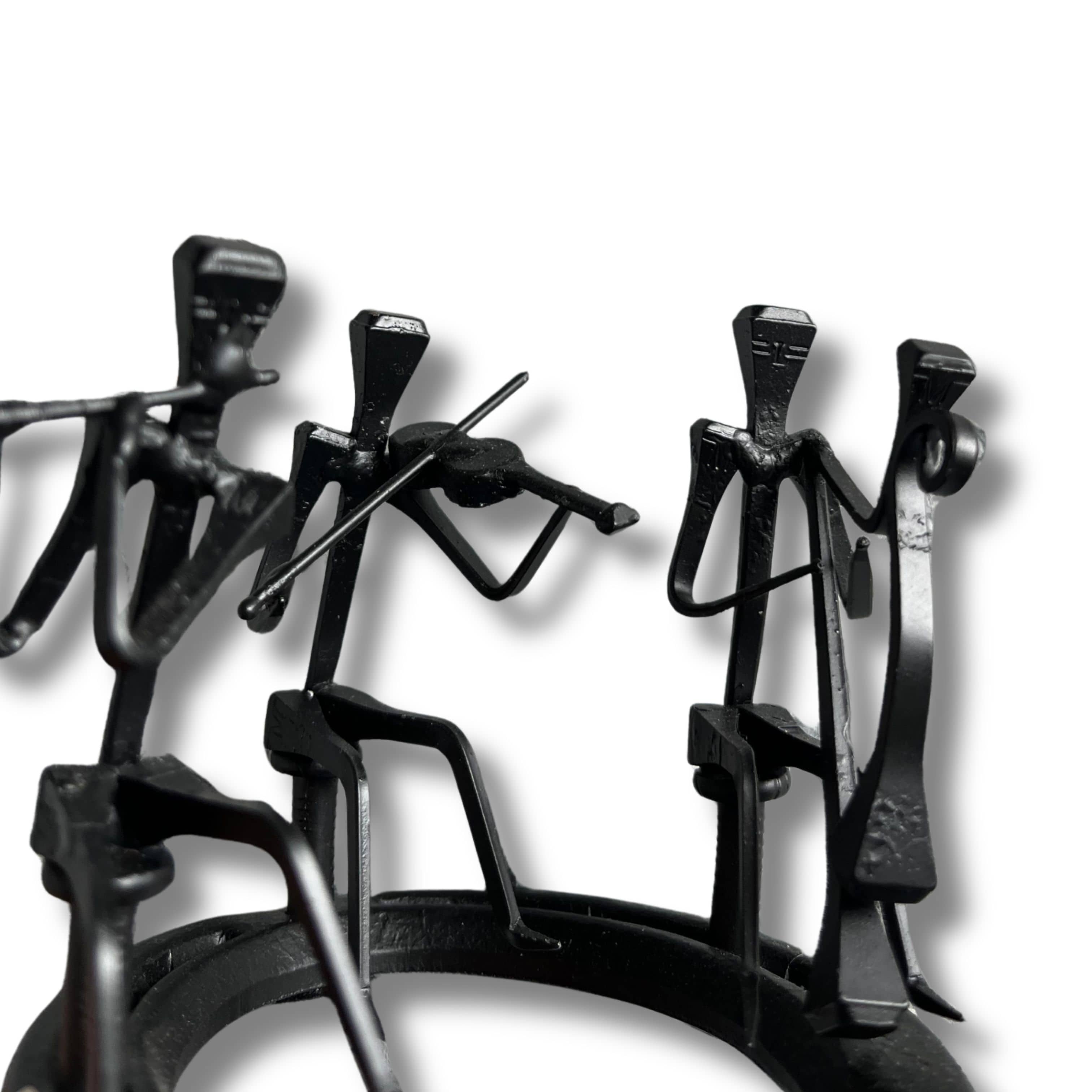 Carna NailCraft Triplet of Musicians | Nail Sculptures