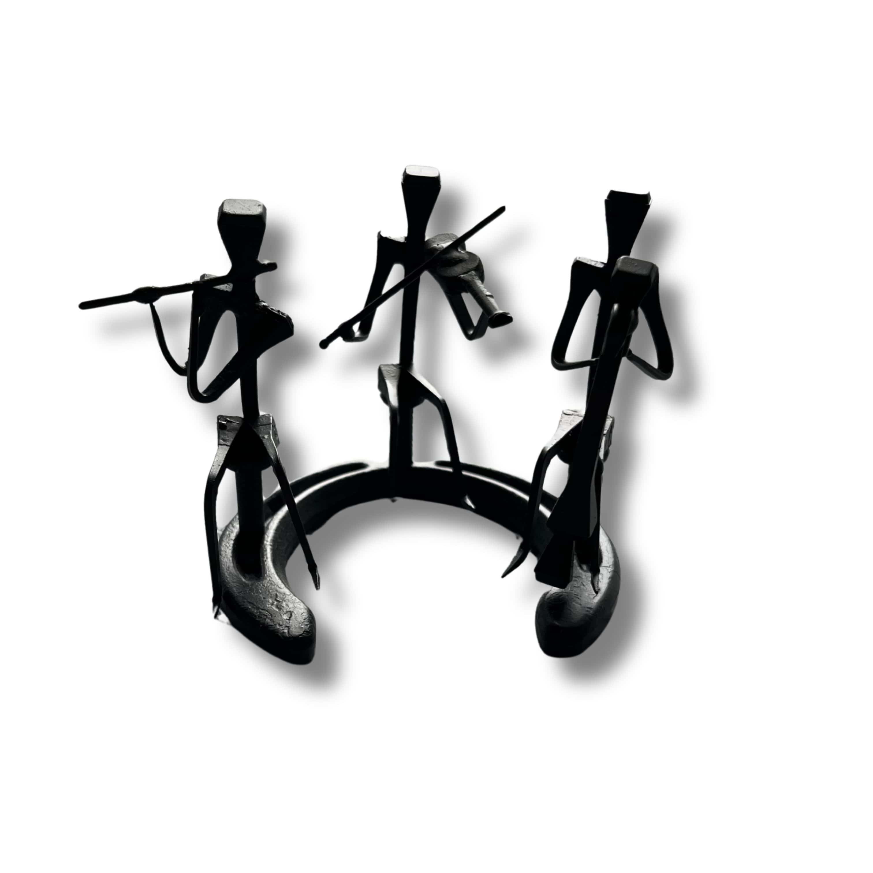 Carna NailCraft Triplet of Musicians | Nail Sculptures