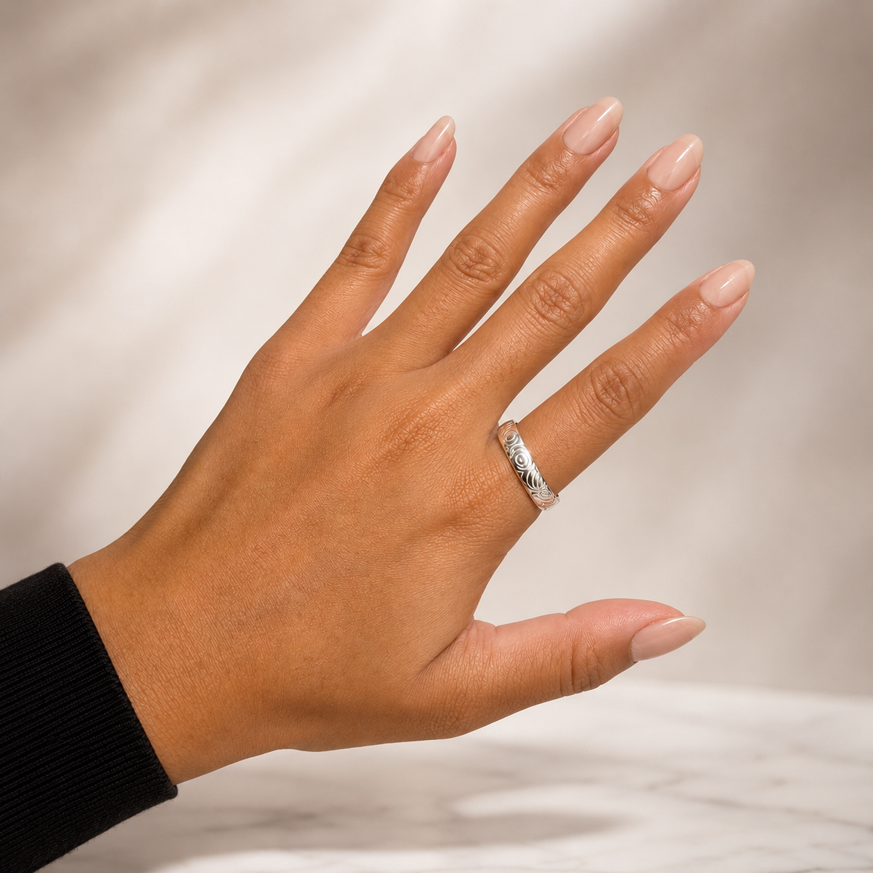 Carrowmore | Sterling Silver Wide Ring