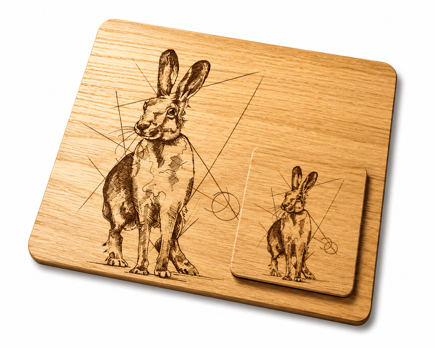 Caulfield's Country Boards Set of Four | placemats & Coasters