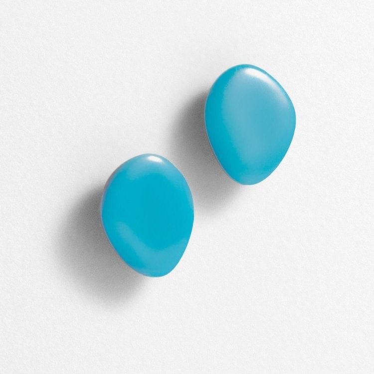 Culu Pebble Robins Egg | Stud Earrings