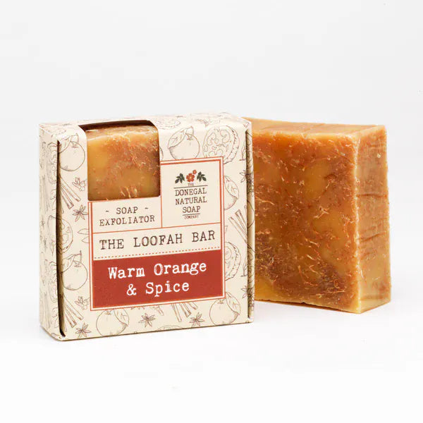 Donegal Soap Company Warm Orange & Spice | Loofah Bar Soap
