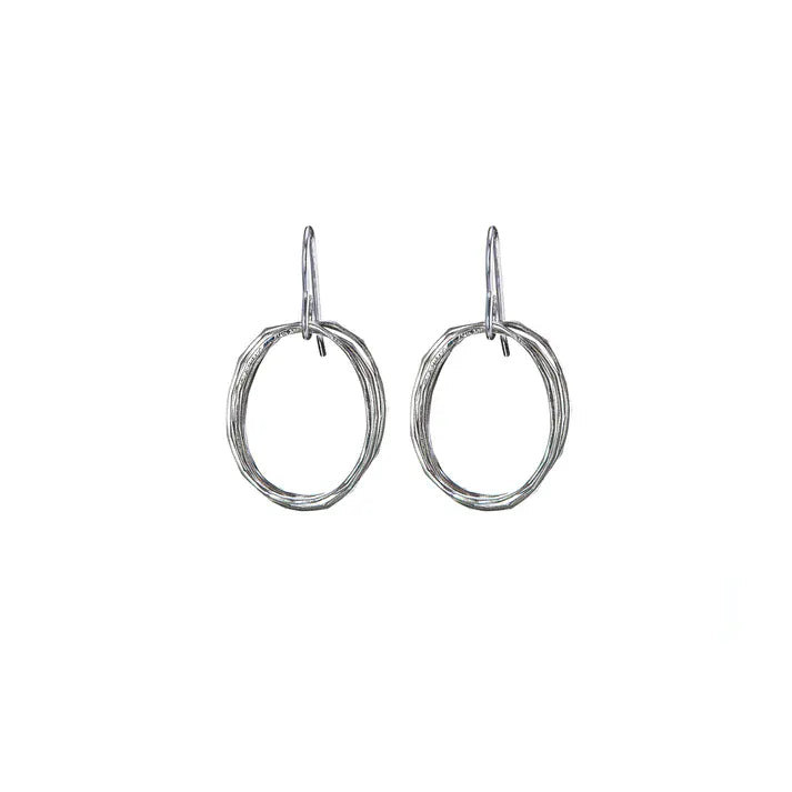 Doorus | Sterling Silver Drop Earrings
