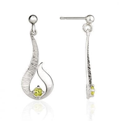 Fiona Kerr Ebb & Flow | Sterling Silver Peridot Drop Earrings