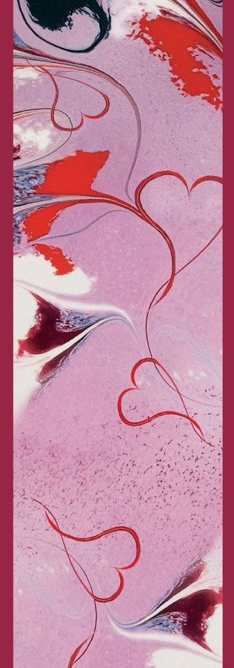 Pale Pink Heart | Silk Scarf