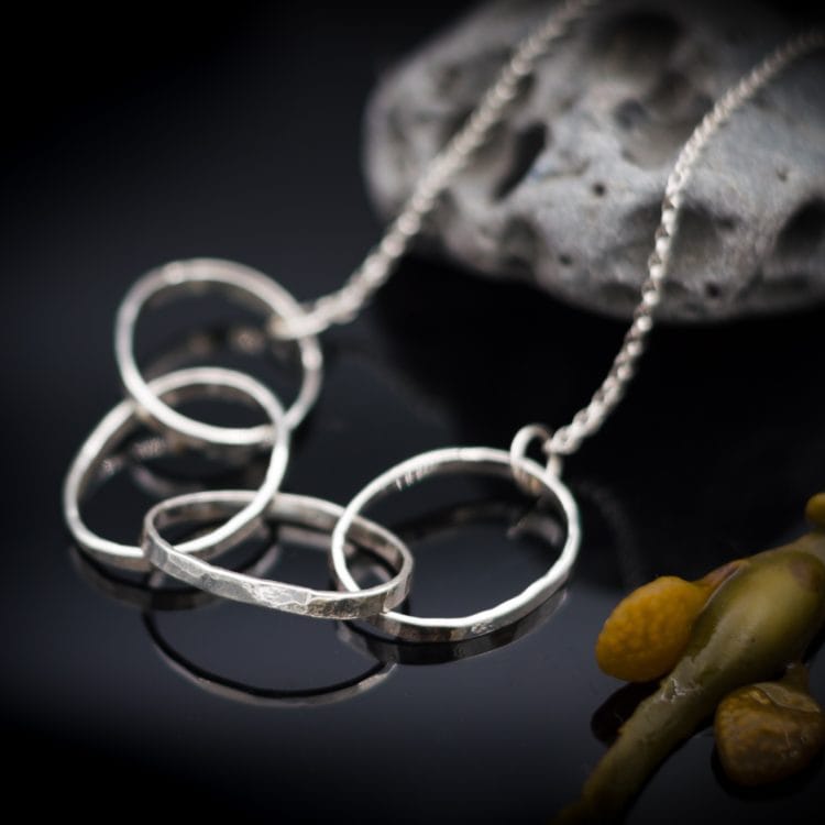 Lynsey De Burca Pendants/Necklaces Ciorcail | Fáda Sterling Silver Necklace