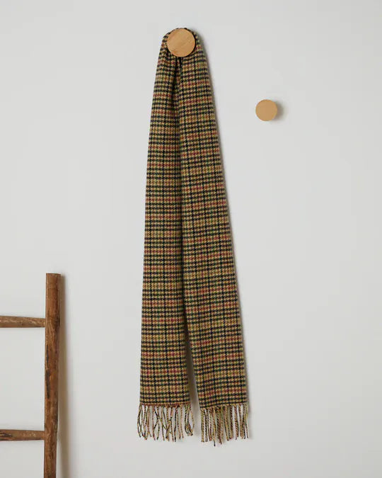 Foxford Scarves Scarf 100% Lambswool Scarf | Houndstooth