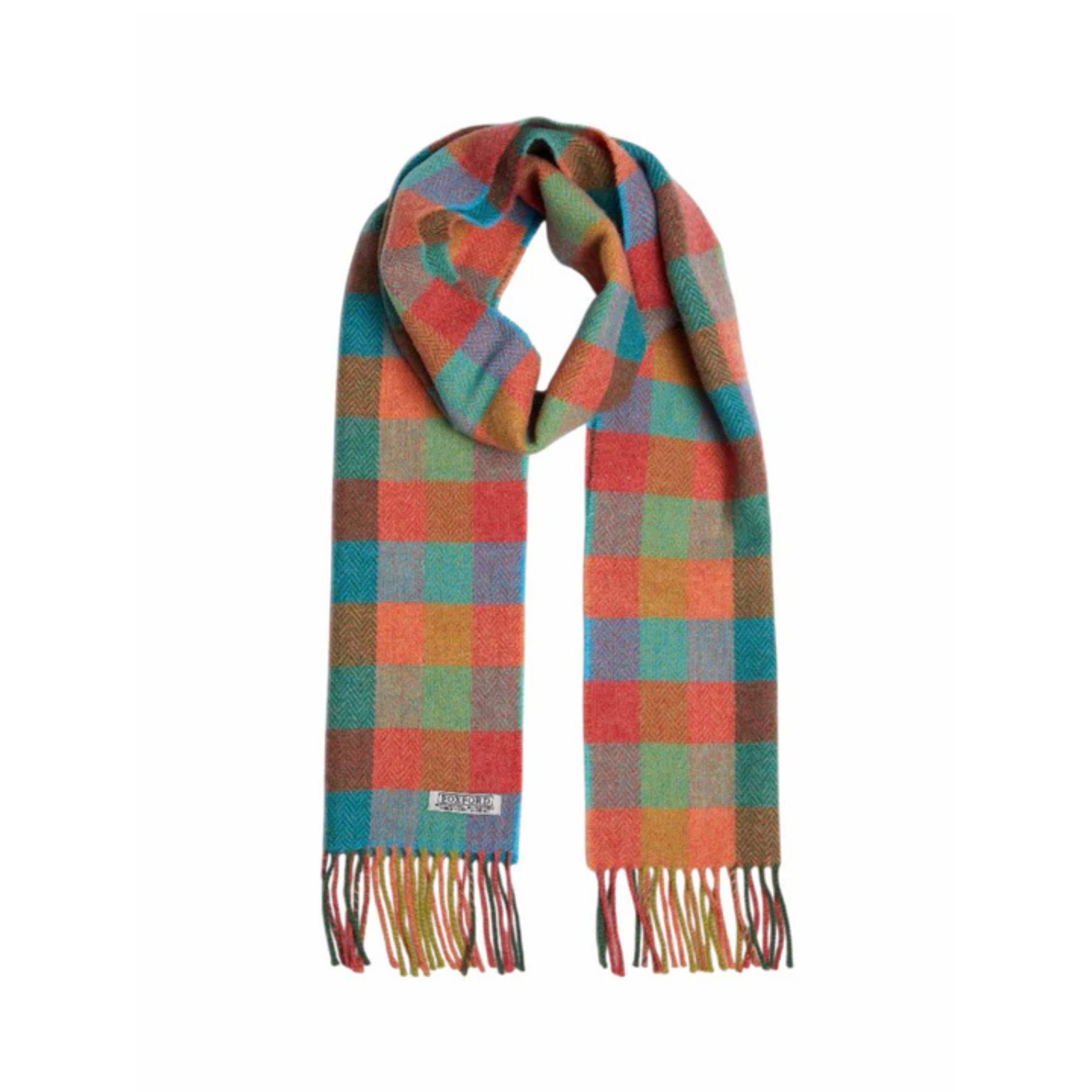Foxford Scarves Scarf 100% Lambswool Scarf | Multi-Colour