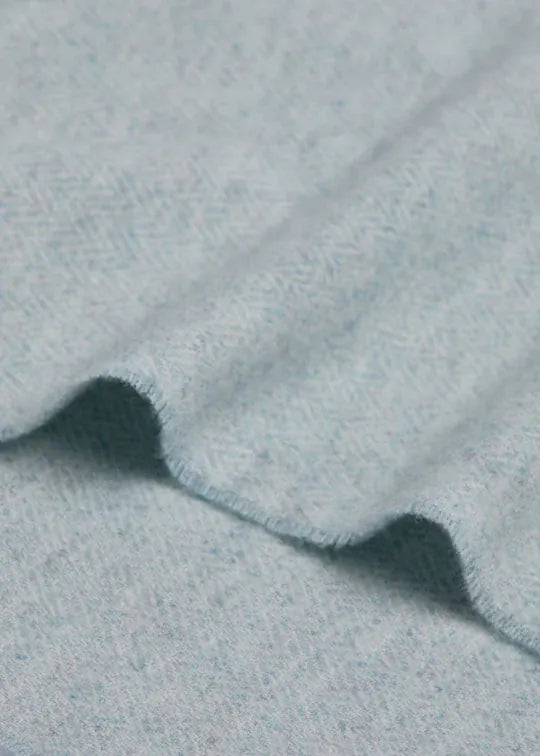 Foxford Scarves Scarves 100% Lambswool Scarf | Silver Opal