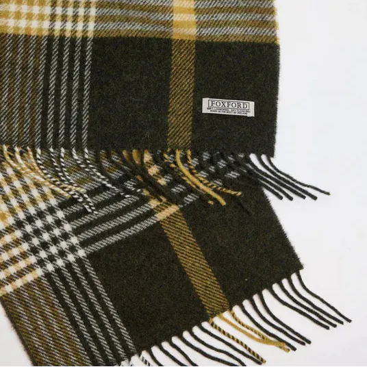 Foxford Scarves Throw 100% Lambswool Scarf | Bród