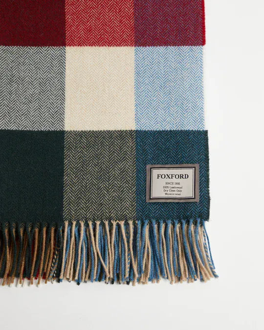 Foxford Throws & Blankets Woodland Avenue | Lambswool Throw