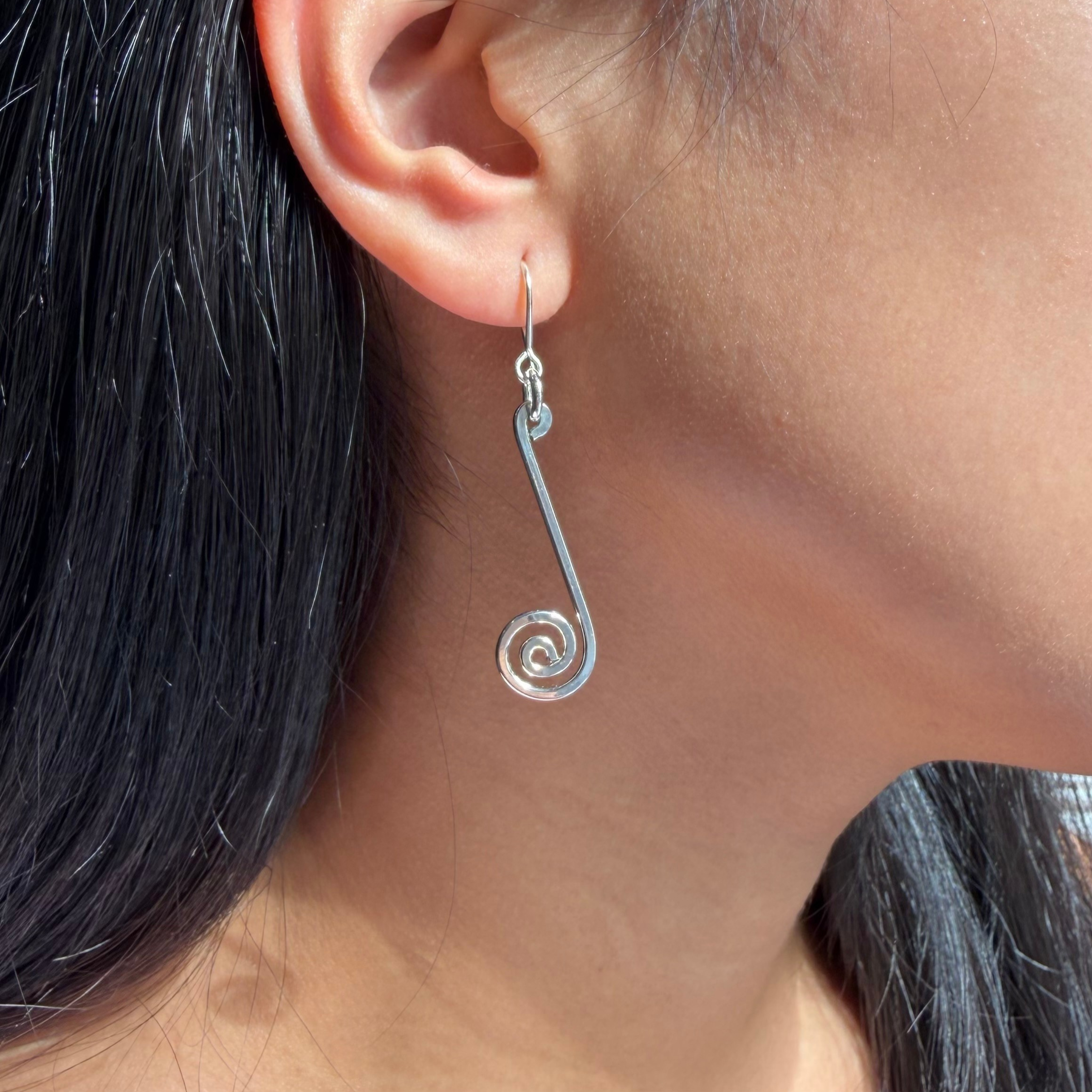 Long Snail | Drop Earrings