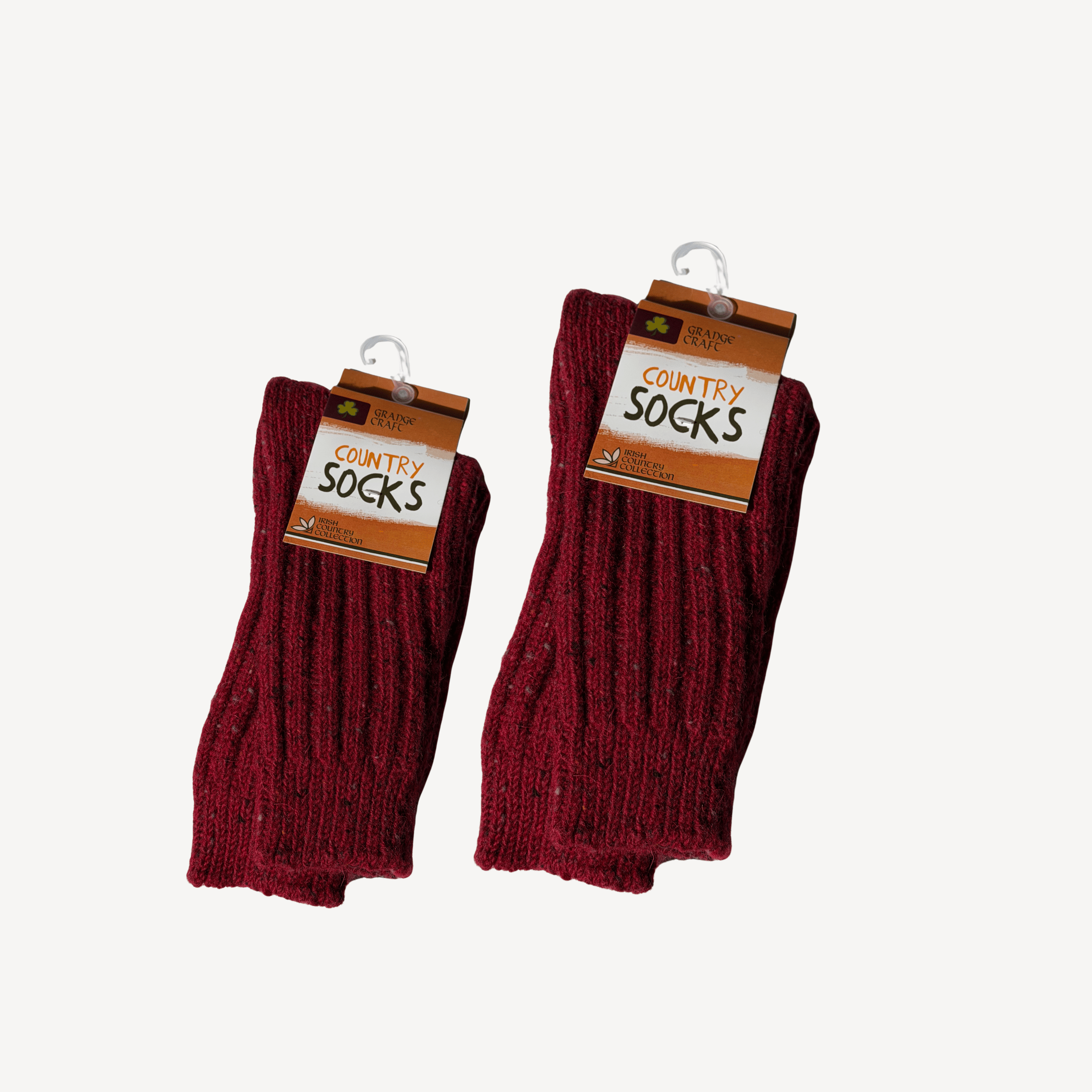 Grange Craft Country Socks | Red