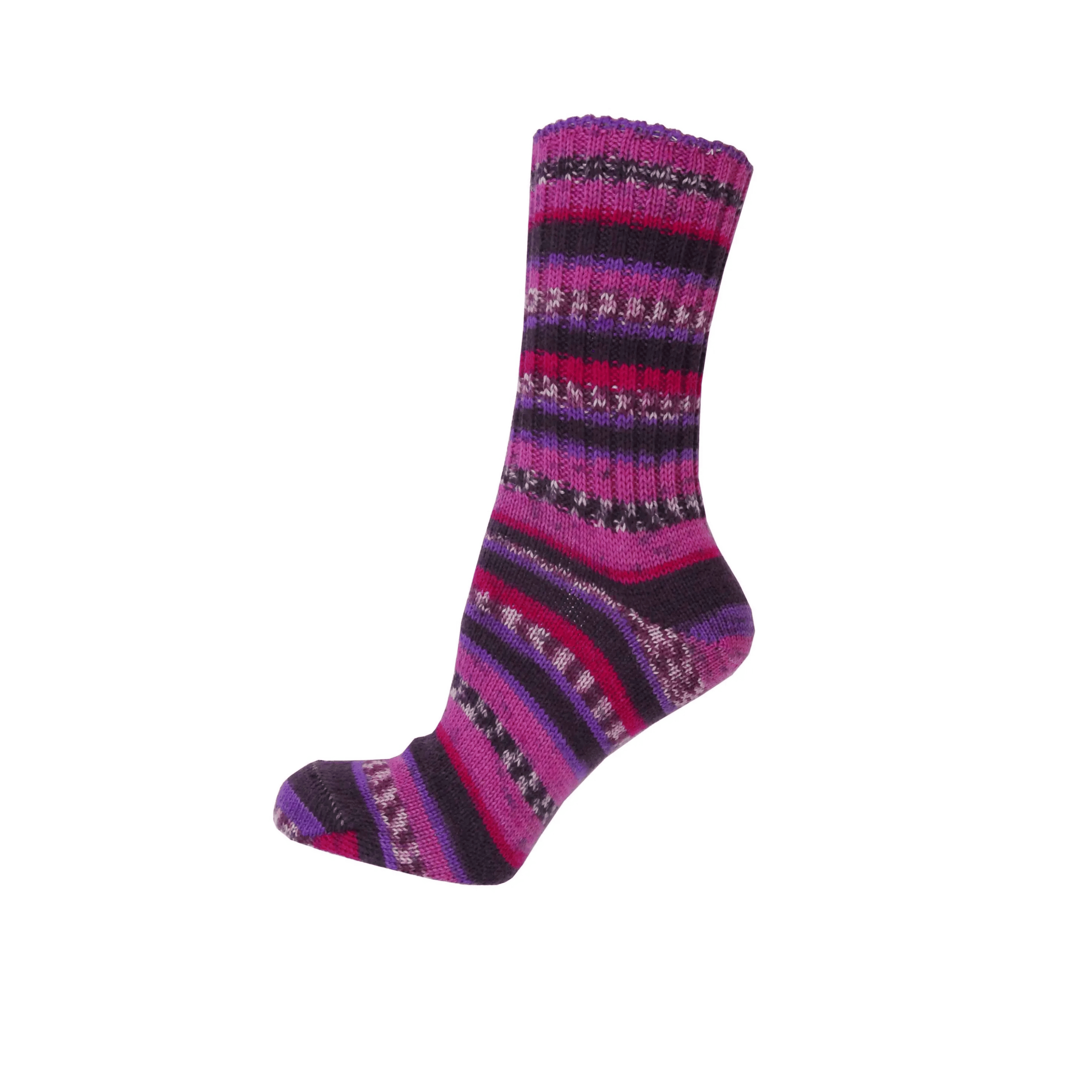 Grange Craft Fair Isle Socks | Candy Floss