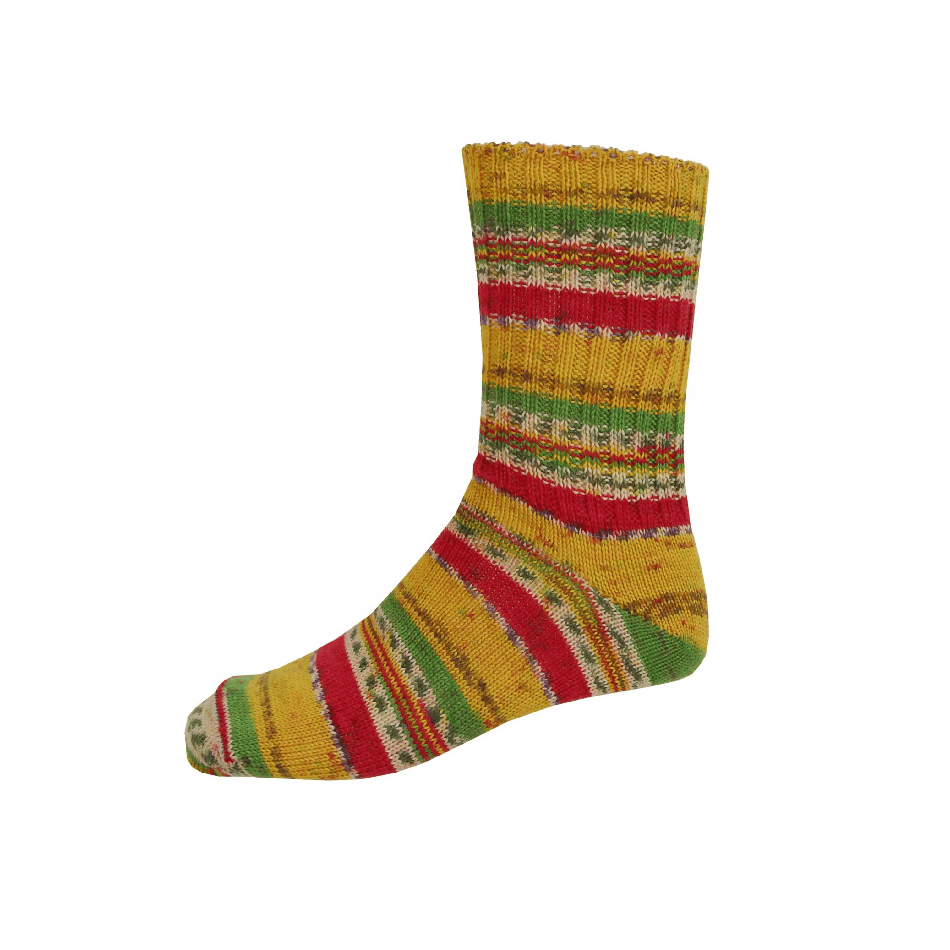 Grange Craft Fair Isle Socks | Sunrise