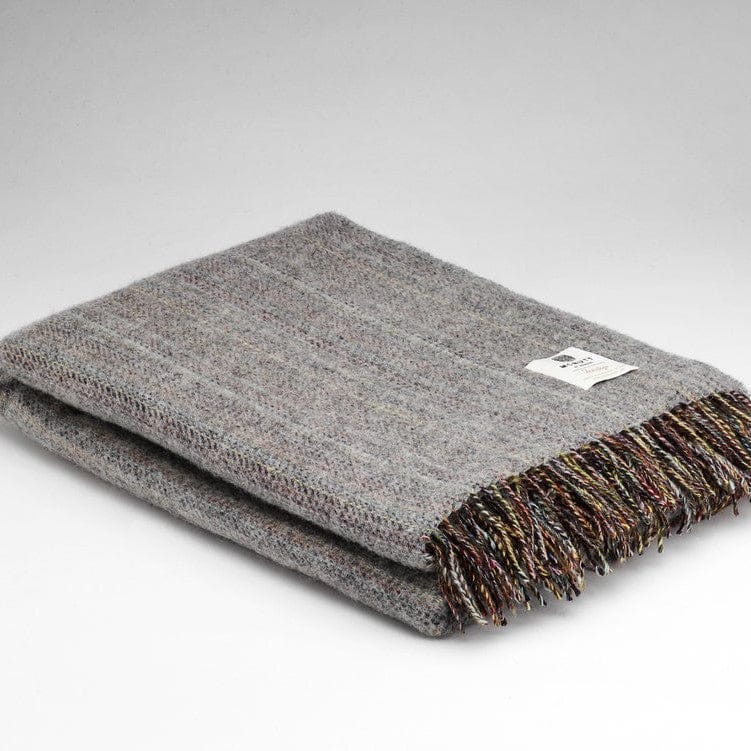 McNutt Throw Heritage Tweed Throw | Grey
