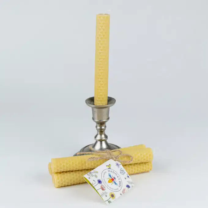Hanna's Bees Candles Beeswax | Dinner Candles