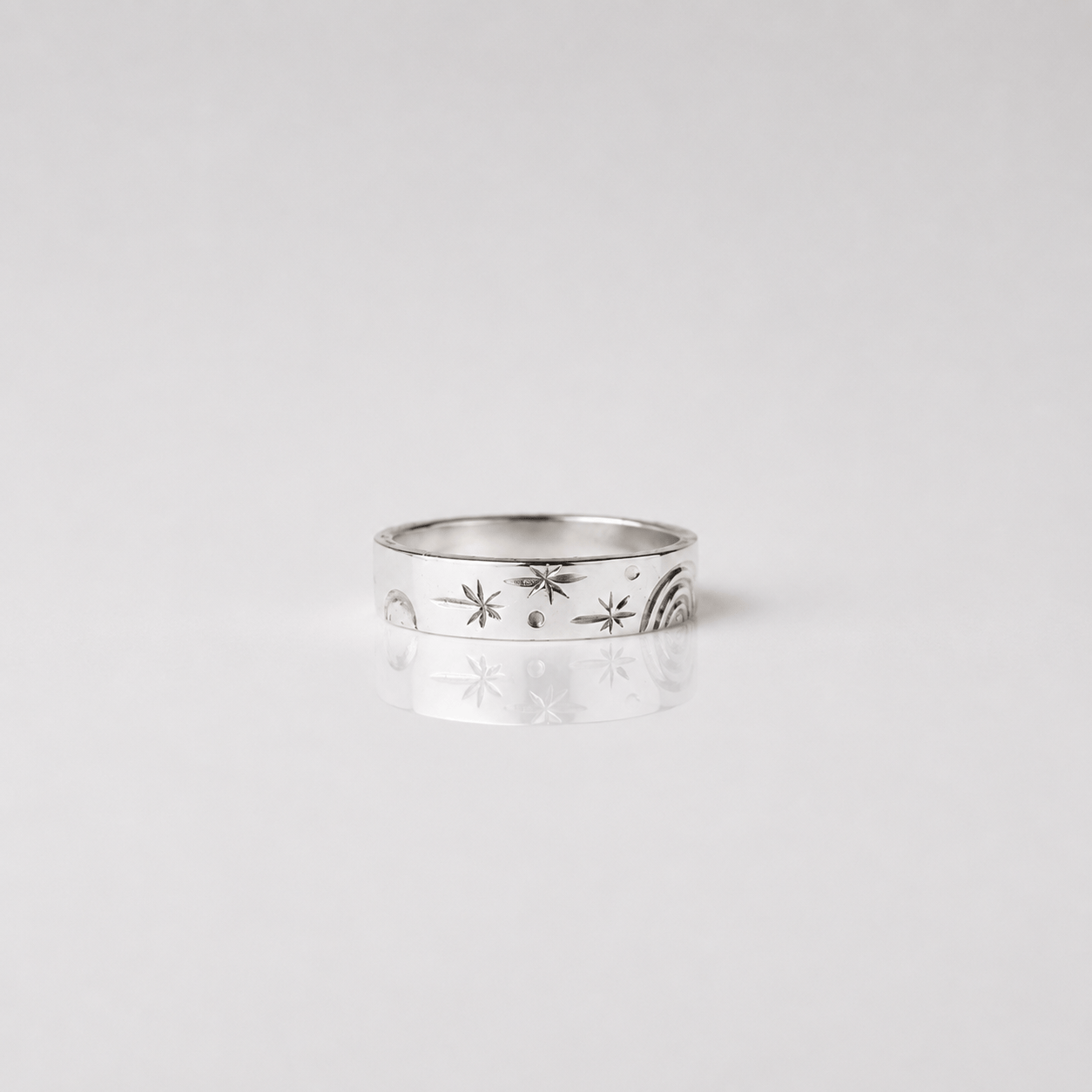 Heaven | Silver 5mm Width Ring