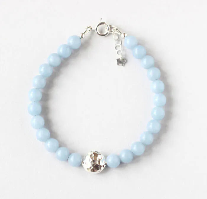 ILgemstones Beaded Bracelet | Angelite