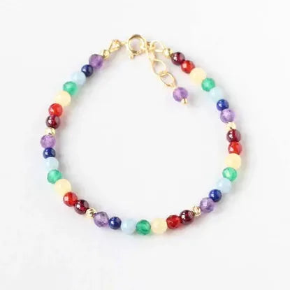 ILgemstones Gold Vermeil Bracelet | Chakra