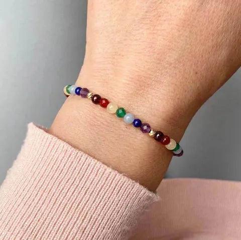 ILgemstones Gold Vermeil Bracelet | Chakra