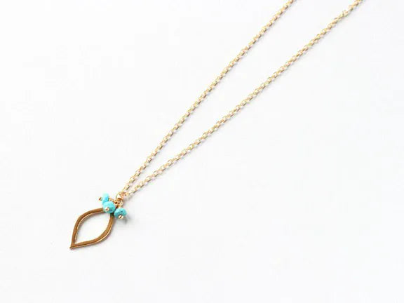 ILgemstones Gold Vermeil Necklace | Turquoise