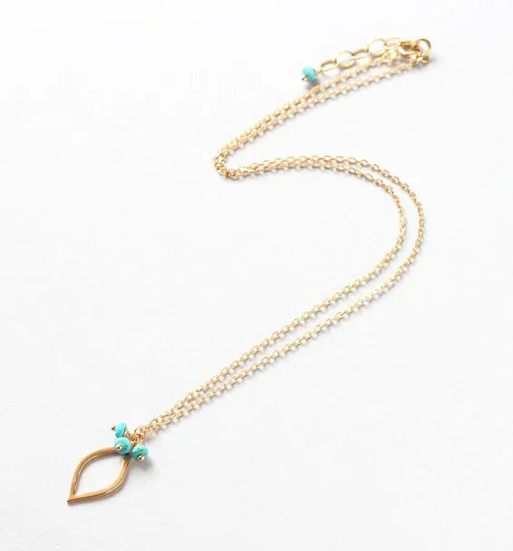 ILgemstones Gold Vermeil Necklace | Turquoise