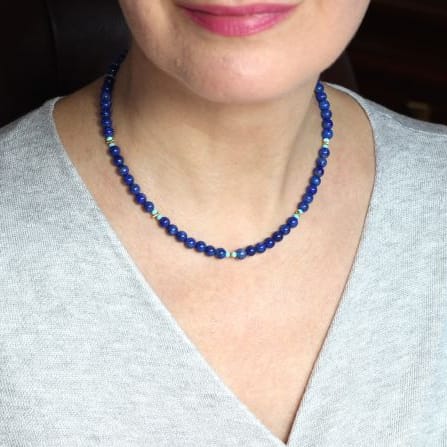 ILgemstones Lapis Lazuli Turquoise | Necklace
