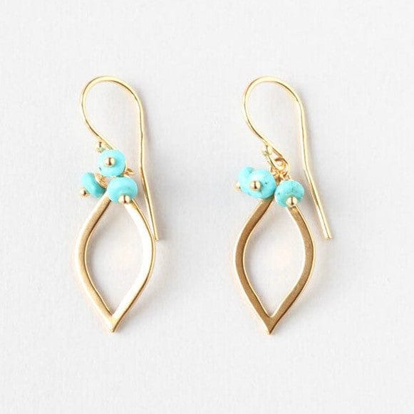 ILgemstones Marquise Bead Earrings | Turquoise