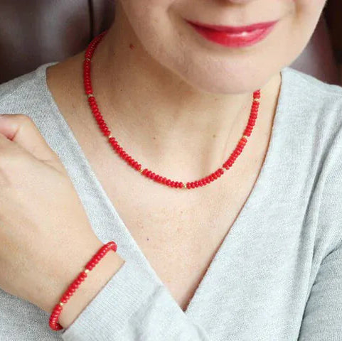 ILgemstones Red Coral | Necklace