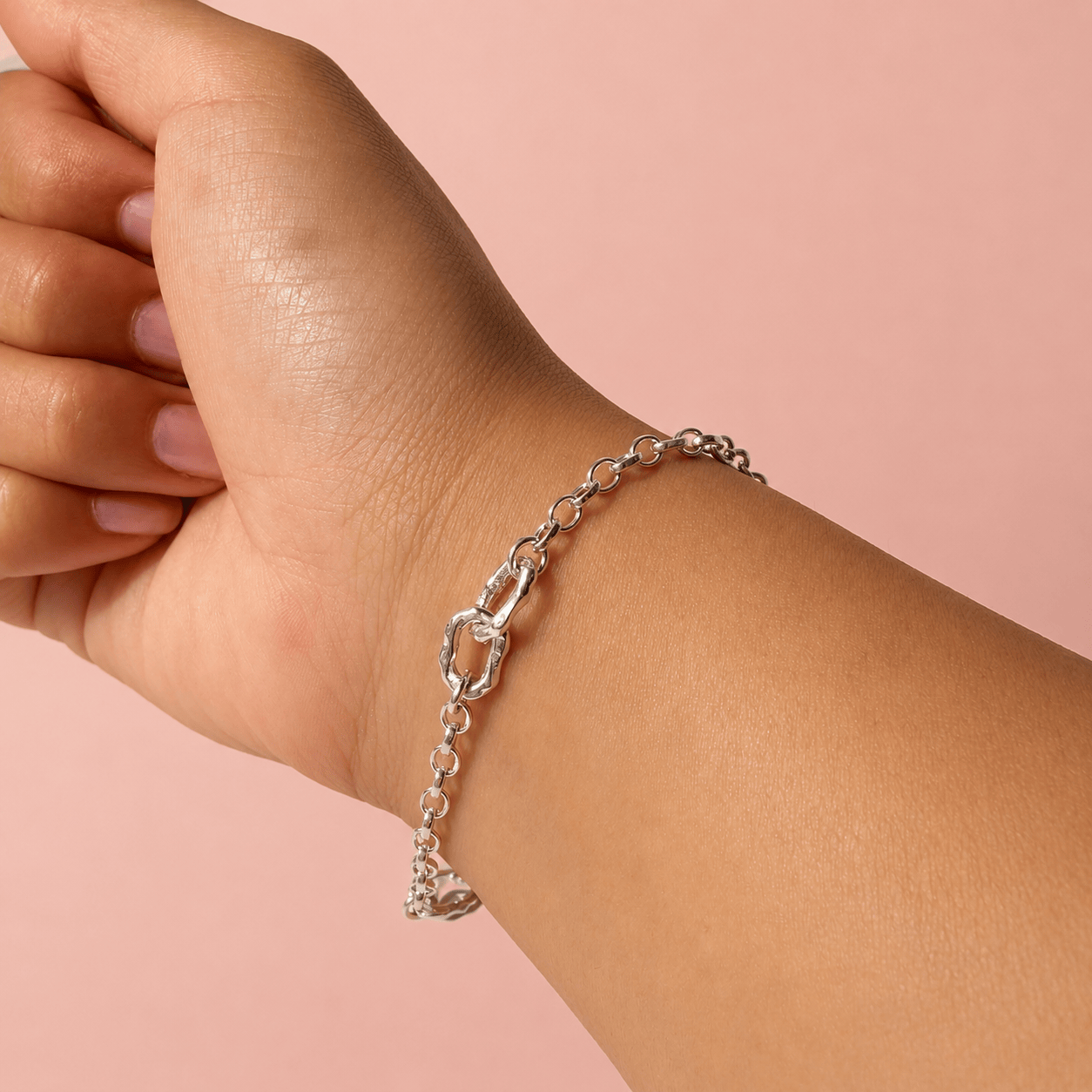 Martina Hamilton Bracelets/Bangles Island Link | Sterling Silver Bracelet