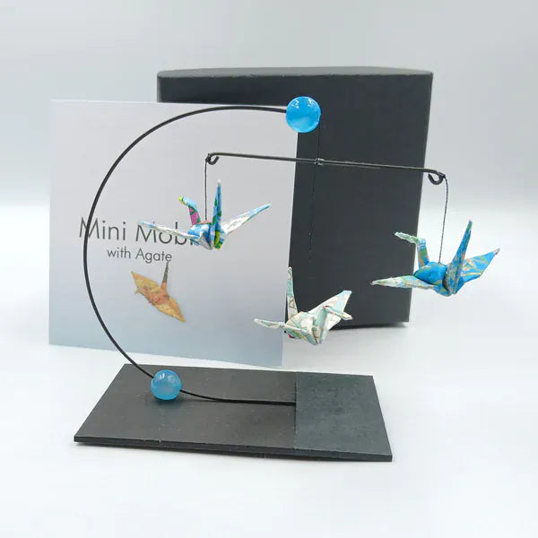 Japanese Papercraft Agate | Mini Crane Mobile