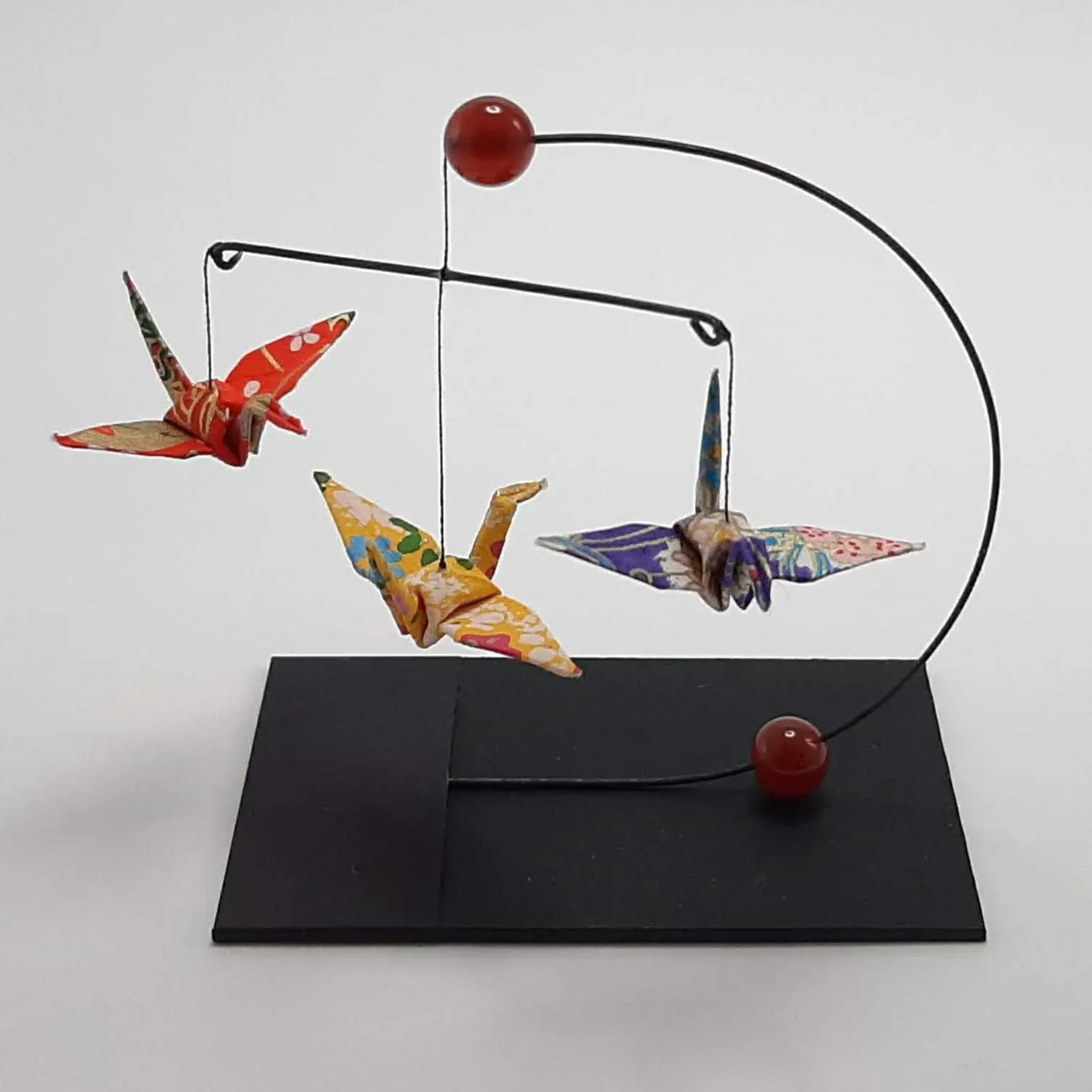 Japanese Papercraft Carnelian | Mini Crane Mobile