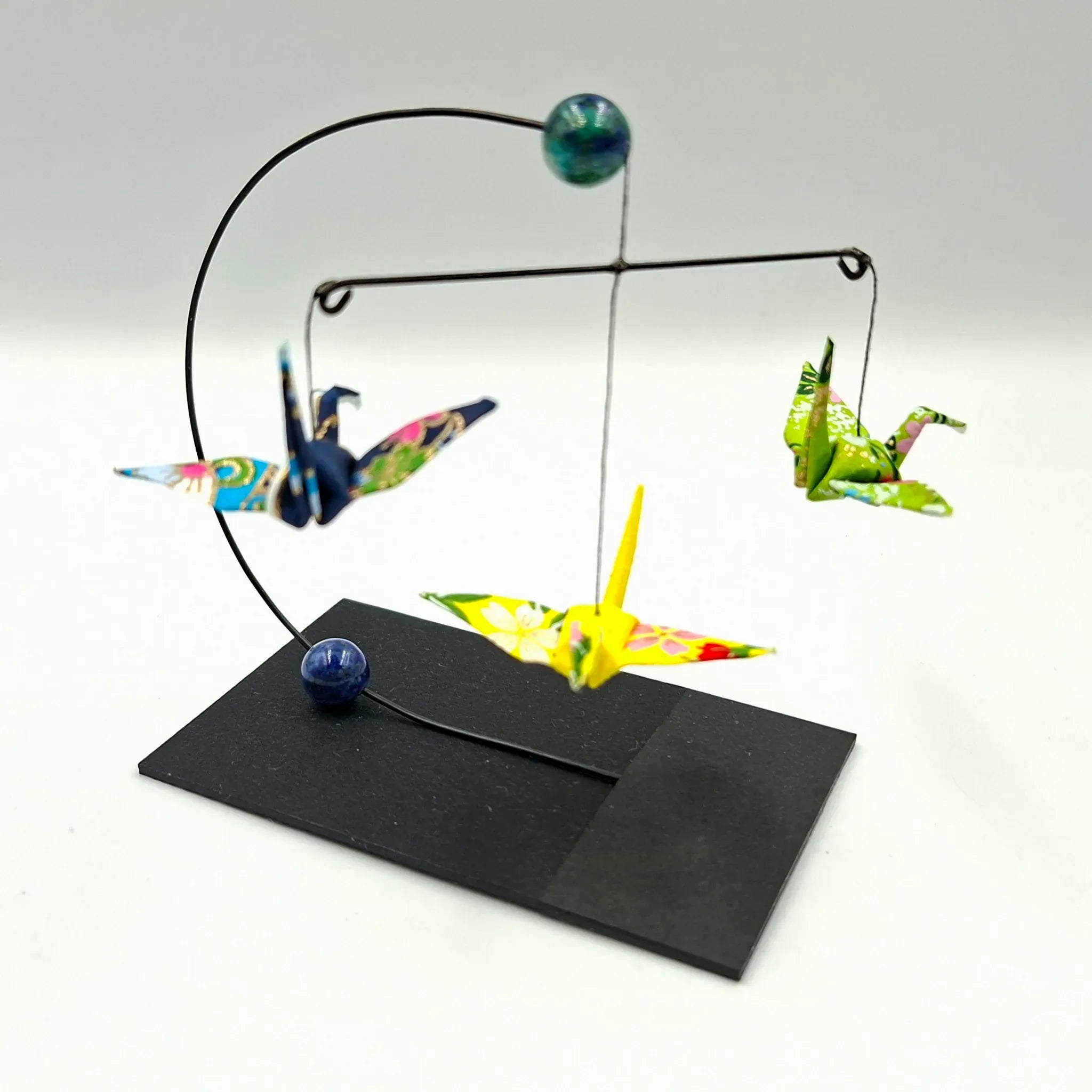Japanese Papercraft Chrysocolla | Mini Crane Mobile