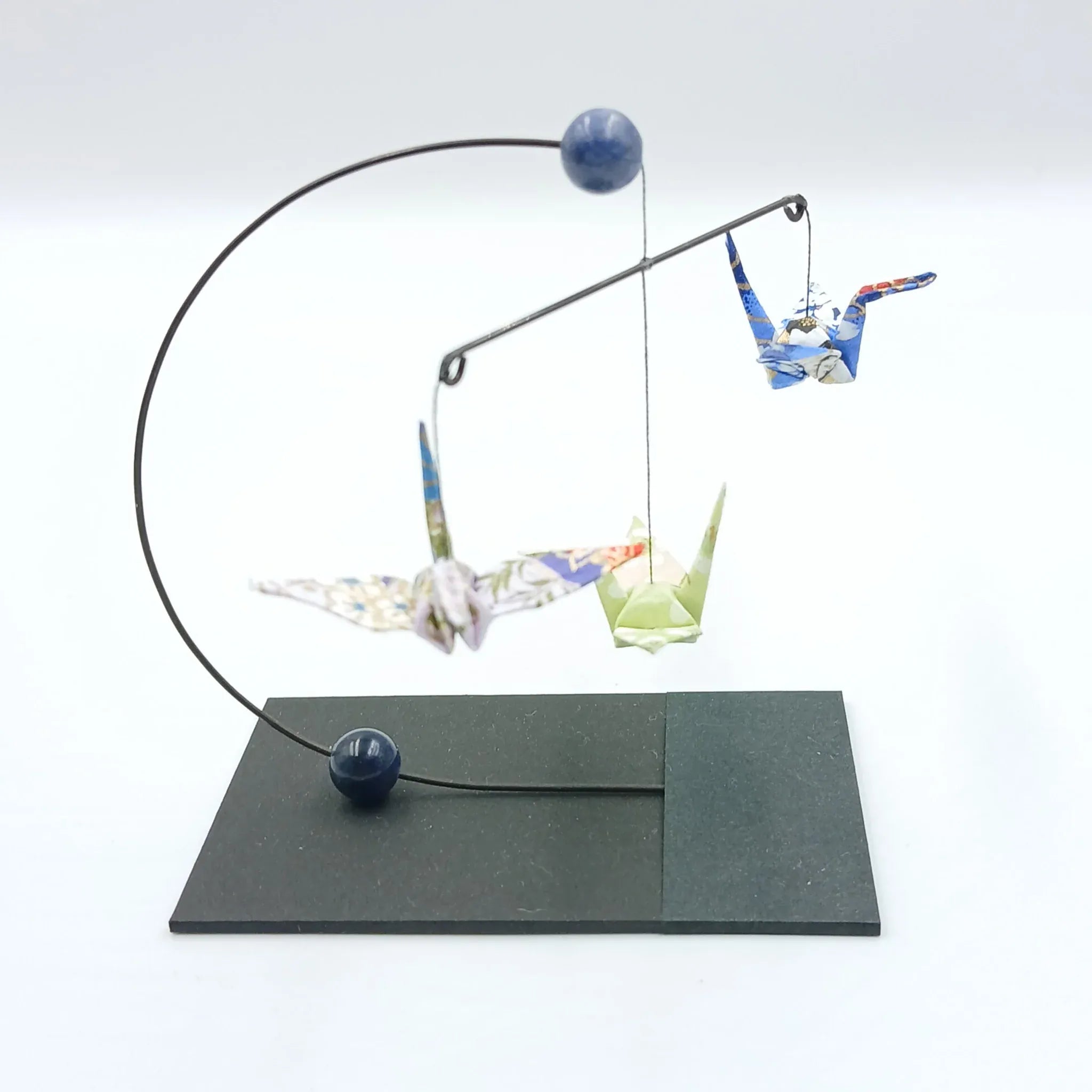 Japanese Papercraft Sodalite | Mini Crane Mobile