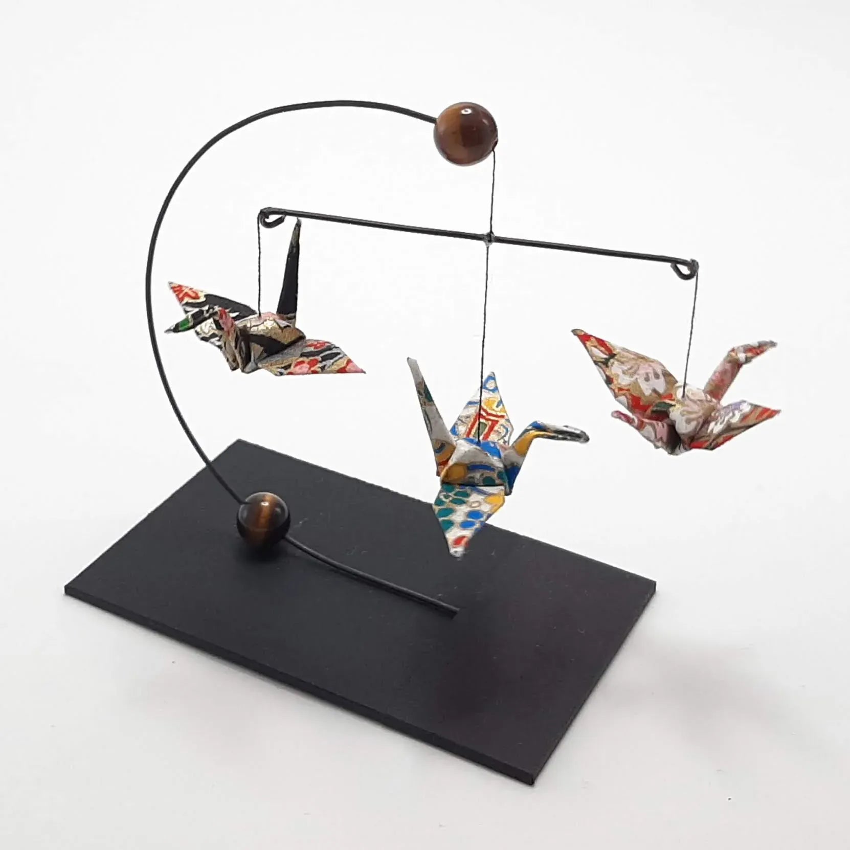 Japanese Papercraft Tiger Eye | Mini Crane Mobile
