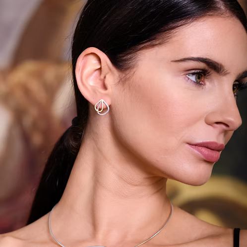 Jill Graham Earrings Wings | Sterling Silver & Gold Studs