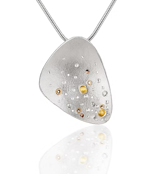 Jill Graham Pendants/Necklaces Dusk | Sterling Silver & Gold Large Pendant