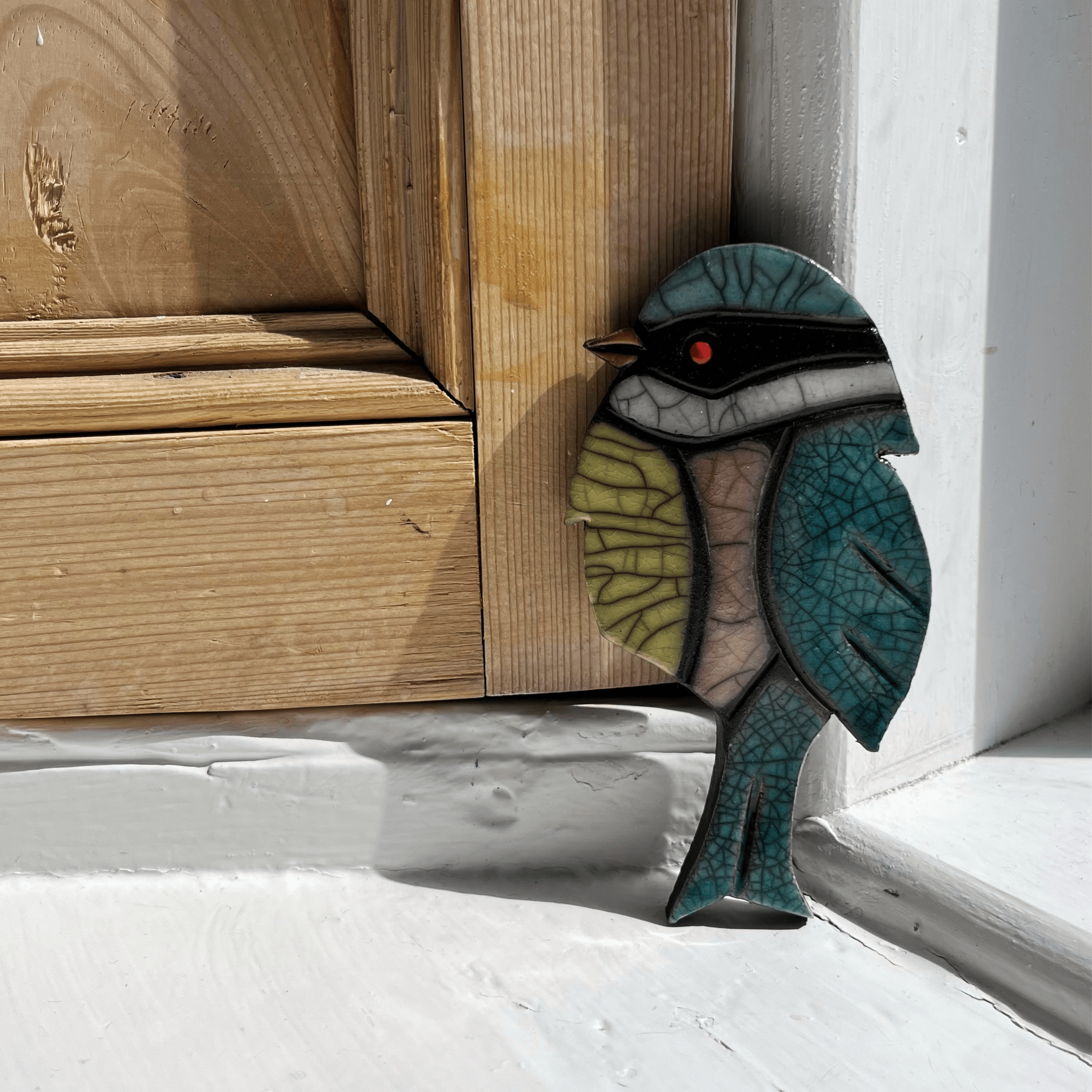 Julian Smith Blue tit | Raku Ceramic