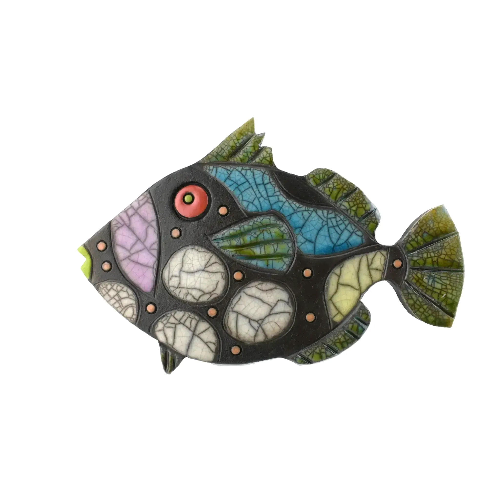 Julian Smith Trigger Fish | Raku Ceramic